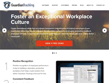Tablet Screenshot of guardiantracking.com